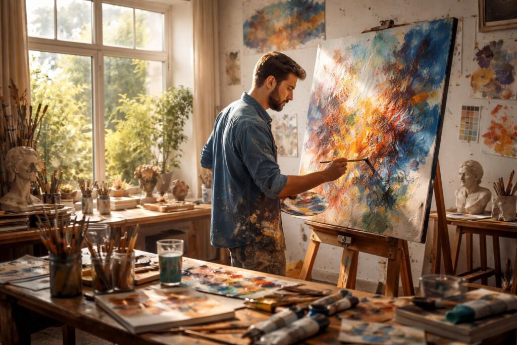 plongez dans l'univers créatif et explorez la scène artistique à travers une immersion unique révélant talents, œuvres et inspirations.