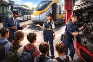 découvrez comment présenter les métiers du transport aux jeunes pour les informer et les inspirer à envisager une carrière dans ce secteur dynamique et essentiel.