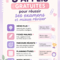 Un étudiant utilisant une appli de révision sur une tablette