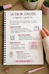 Capture d'écran du calendrier Outlook affichant les dates d'examen et les révisions planifiées, outil essentiel pour les étudiants.