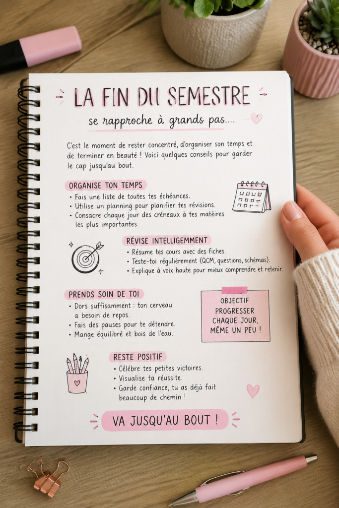 Capture d'écran du calendrier Outlook affichant les dates d'examen et les révisions planifiées, outil essentiel pour les étudiants.