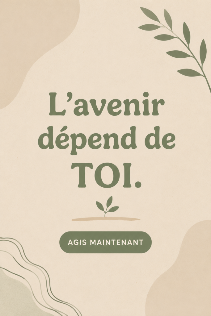 Une personne réfléchissant à son avenir, symbolisant la prise de responsabilité personnelle.