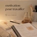 Personne en train de travailler avec motivation et concentration sur un projet