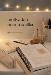 Personne en train de travailler avec motivation et concentration sur un projet