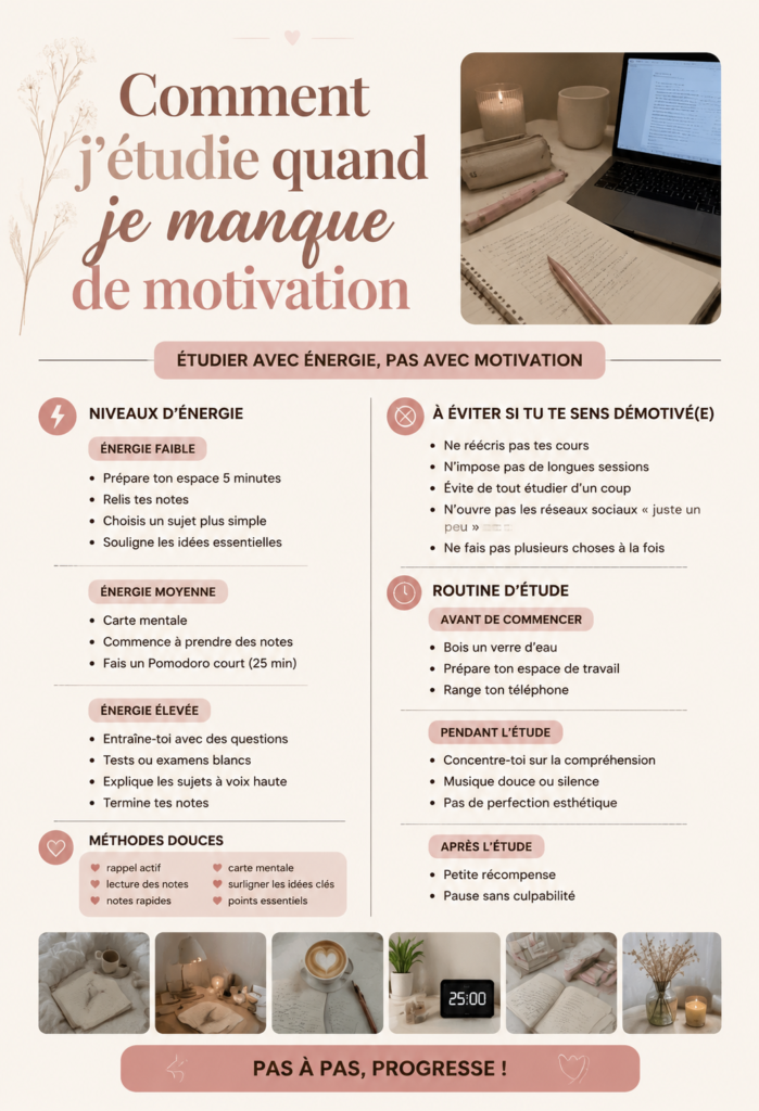 Un étudiant travaillant dans un espace d'étude organisé et inspirant.
