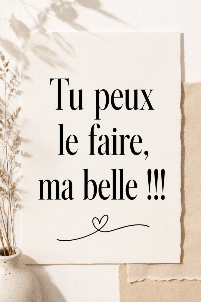 Femme confiante se lançant dans un défi avec détermination.