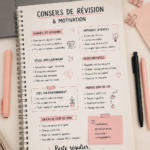 Étudiant motivé avec ses livres pour des révisions efficaces
