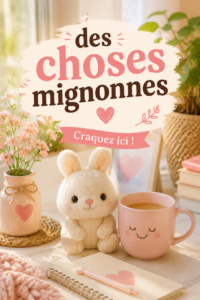 Un assortiment d'objets mignons pour embellir tout intérieur.