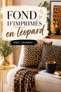 Fonds d'écran en imprimé léopard, ajoutant une touche sauvage à la décoration intérieure.