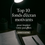 Fond motivant avec un paysage inspirant qui stimule la créativité et la motivation.