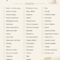 Checklist visuelle de fournitures scolaires essentielles pour la rentrée