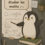 Un étudiant souriant étudiant des mathématiques, symbolisant le plaisir d'apprendre