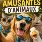 Une compilation d'images d'animaux drôles apportant de la joie.