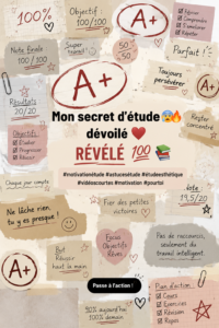 Espace d'étude esthétique et inspirant avec bureau bien organisé.