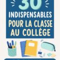 Aménagement innovant d'une salle de classe au collège avec des espaces de travail collaboratif