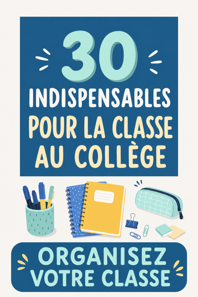Aménagement innovant d'une salle de classe au collège avec des espaces de travail collaboratif