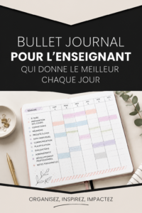 Un bullet journal richement décoré avec des notes et des illustrations pour l'organisation étudiante.