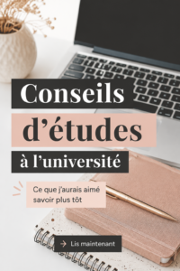 Étudiant assis à une table, entouré de livres et d'outils d'étude, organisant ses notes