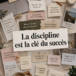 Étudiant concentré sur ses études, illustrant l'importance de la discipline pour réussir.