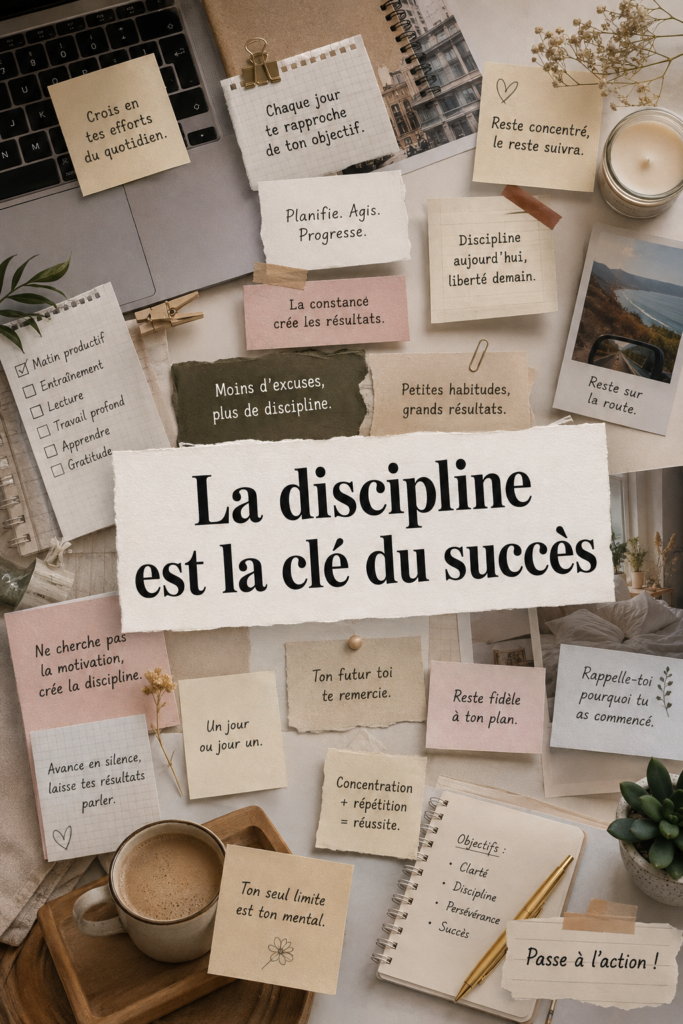 Étudiant concentré sur ses études, illustrant l'importance de la discipline pour réussir.