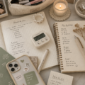 Étudiant utilisant un ordinateur portable pour organiser ses études et son travail