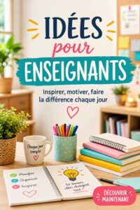 Une classe bien organisée avec des élèves attentifs et des outils d'apprentissage disposés de manière structurée.