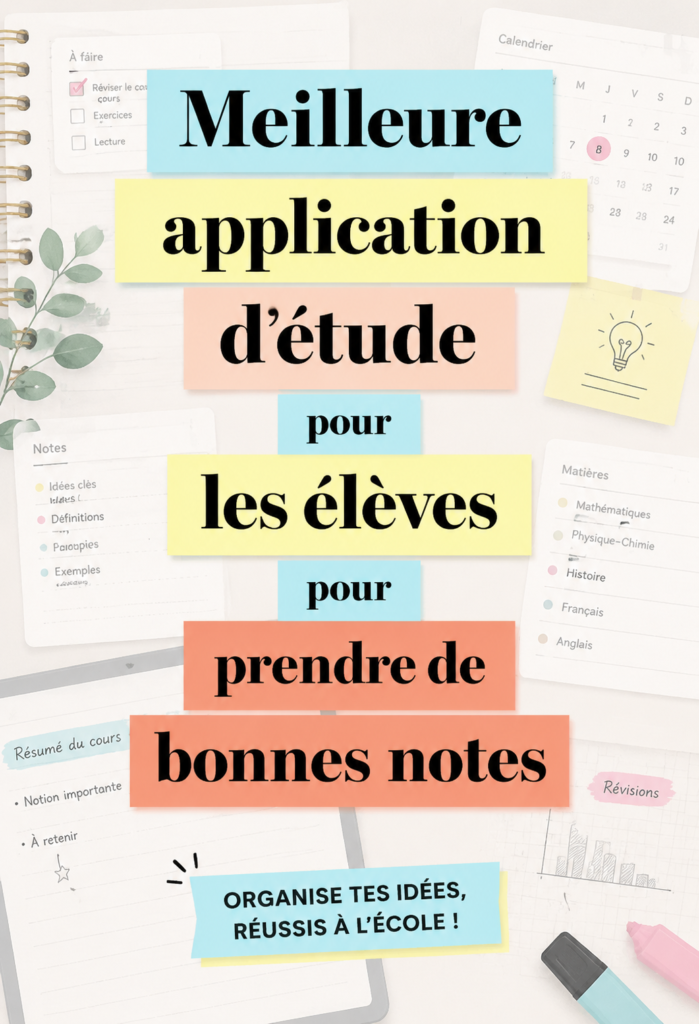 Un écran d'application de prise de notes avec une interface claire et organisée.