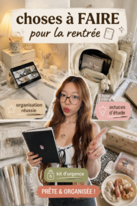 Un étudiant travailleur préparant son matériel pour la rentrée scolaire, symbole de productivité et d'organisation.