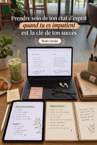 Étudiant concentré, améliorant son mental pour réussir