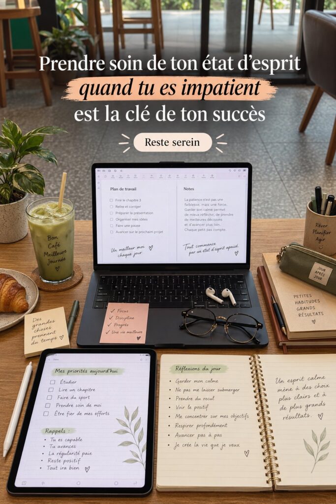 Étudiant concentré, améliorant son mental pour réussir