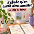 Un étudiant utilisant des astuces d'étude efficaces pour mieux apprendre.
