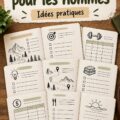 Exemple de Bullet Journal avec un design organisé et masculin utilisé par un étudiant.