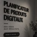 Un planner numérique illustré sur un écran d'ordinateur.