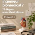 Étudiant en ingénierie biomédicale travaillant sur un projet de recherche.