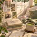 Espace d'étude inspiré de l'esthétique Tumblr avec des éléments décoratifs créatifs et colorés.
