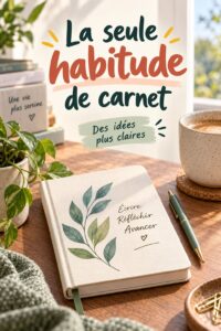 Un étudiant utilise un carnet pour prendre des notes et s'organiser.