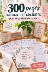 293 pages imprimables pour une meilleure organisation étudiante