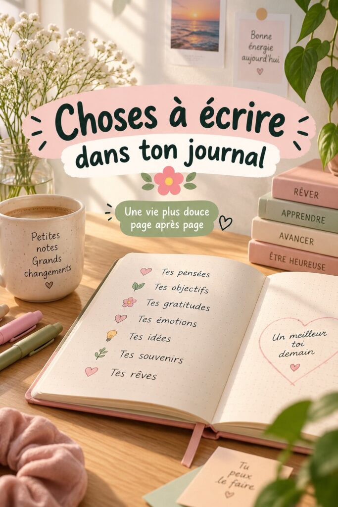 Un étudiant écrit dans son journal avec des stylos colorés.