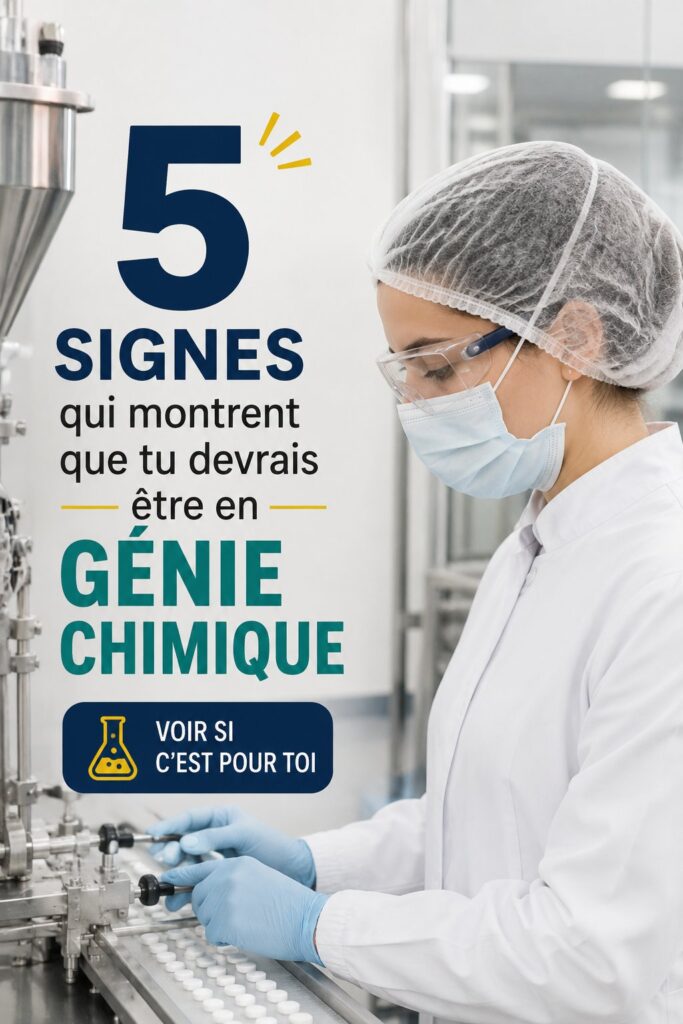 Une étudiante en laboratoire, étudiant des projets en ingénierie chimique.