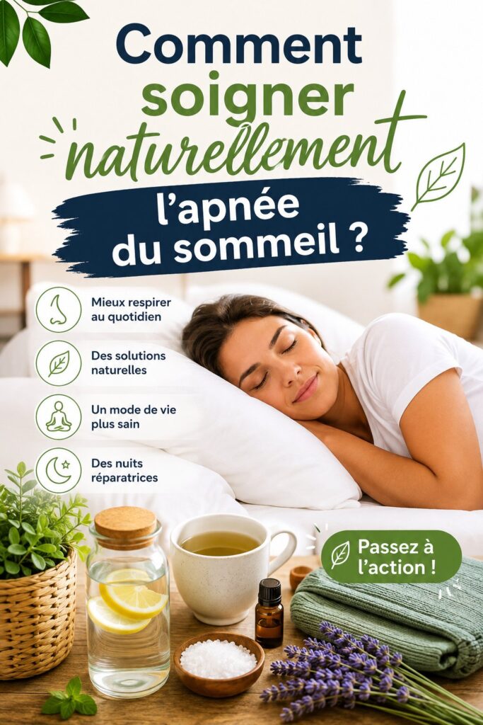 Une personne dormant paisiblement, illustrant des pratiques pour apaiser l'apnée du sommeil