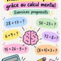 Un étudiant concentré sur des exercices de calcul mental pour améliorer ses compétences en mathématiques.
