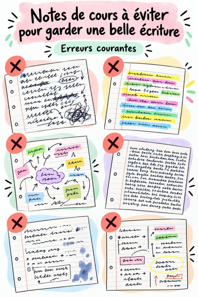 Image montrant un étudiant prenant des notes avec un stylo sur un cahier