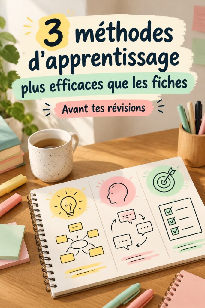 Trois méthodes efficaces d'apprentissage sans fiches