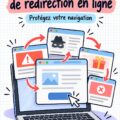 Étudiant utilisant son ordinateur pour naviguer sur Internet en toute sécurité.