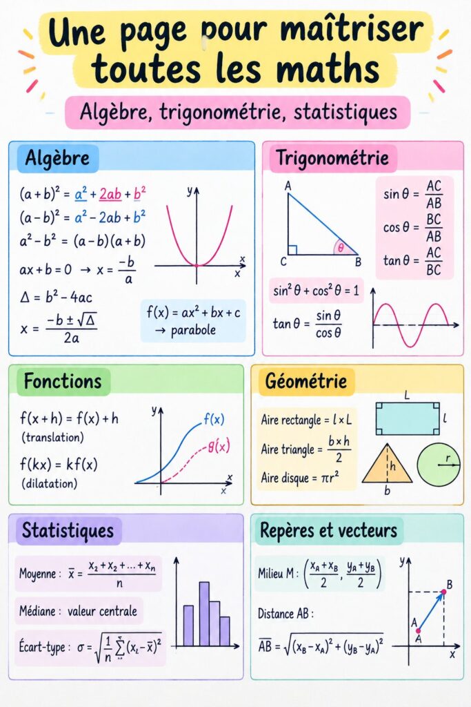 Un étudiant révise ses mathématiques avec un cahier et un ordinateur.
