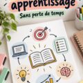 Étudiant structurant son apprentissage avec un tableau